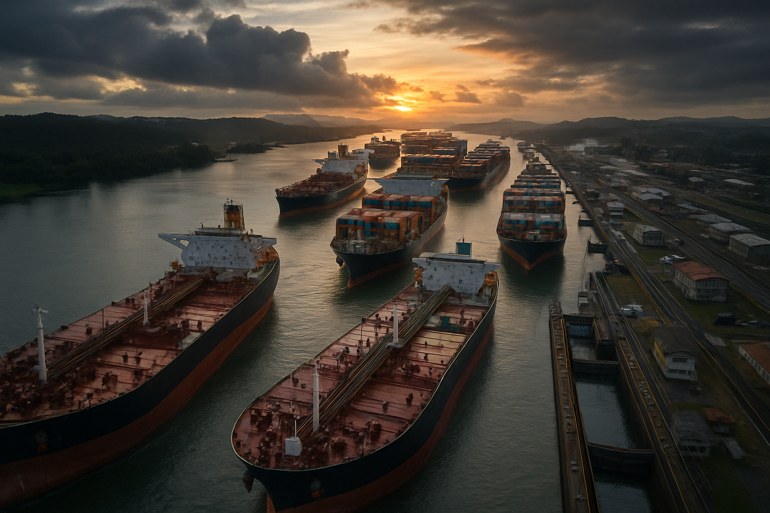 Global Maritime Crisis Deepens as Panama Canal Traffic Explodes and Naval Security Breaches Exposed