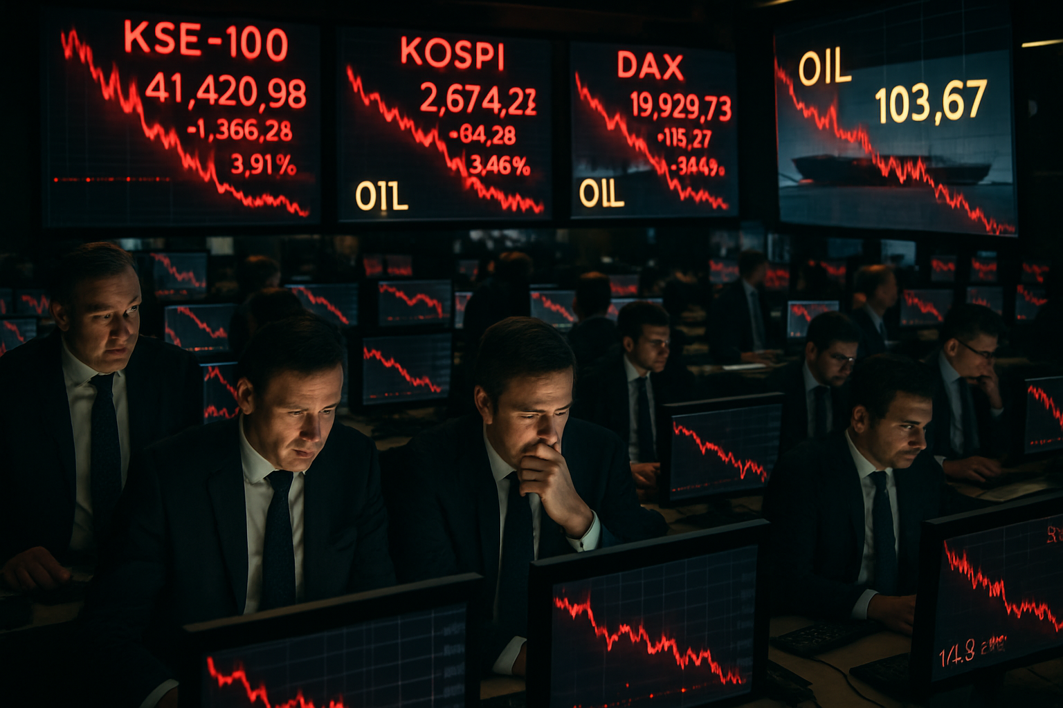 Global Markets in Crisis as Oil Prices Soar Above $100 Amid Middle East Tensions