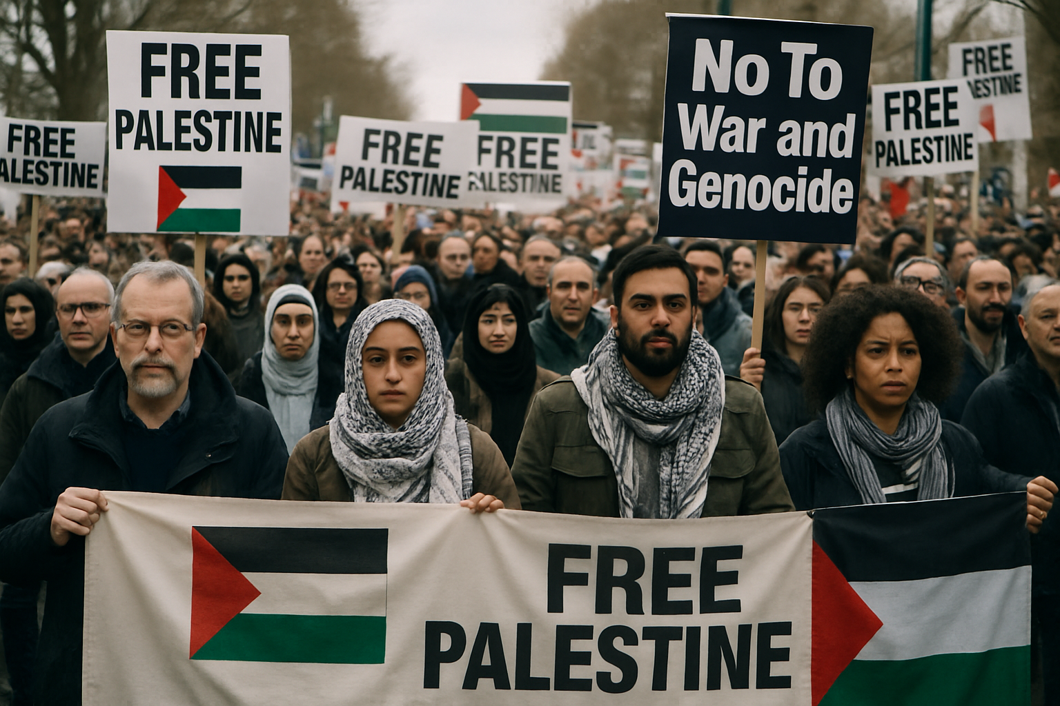 Global Palestinian Solidarity Protests Intensify Amid Rising Human Rights Advocacy