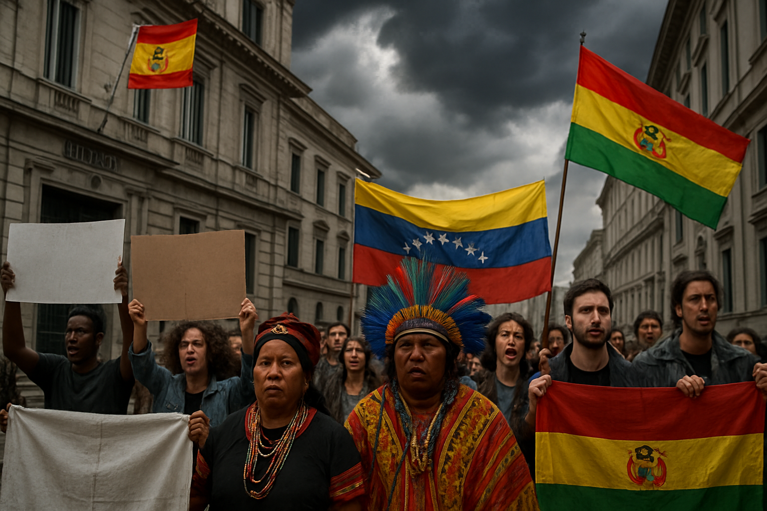 Global Political Tensions Surge: Indigenous Protests in Bolivia, Diplomatic Crisis Between Spain and Israel Intensify