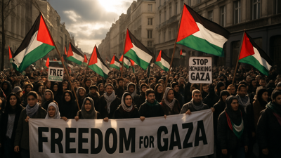 Global Protests Erupt Over Gaza Ceasefire Violations as International Community Demands Action