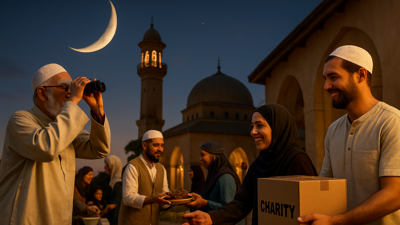 Global Religious Communities Unite in Ramadan Preparations as Crescent Moon Sightings Begin Worldwide