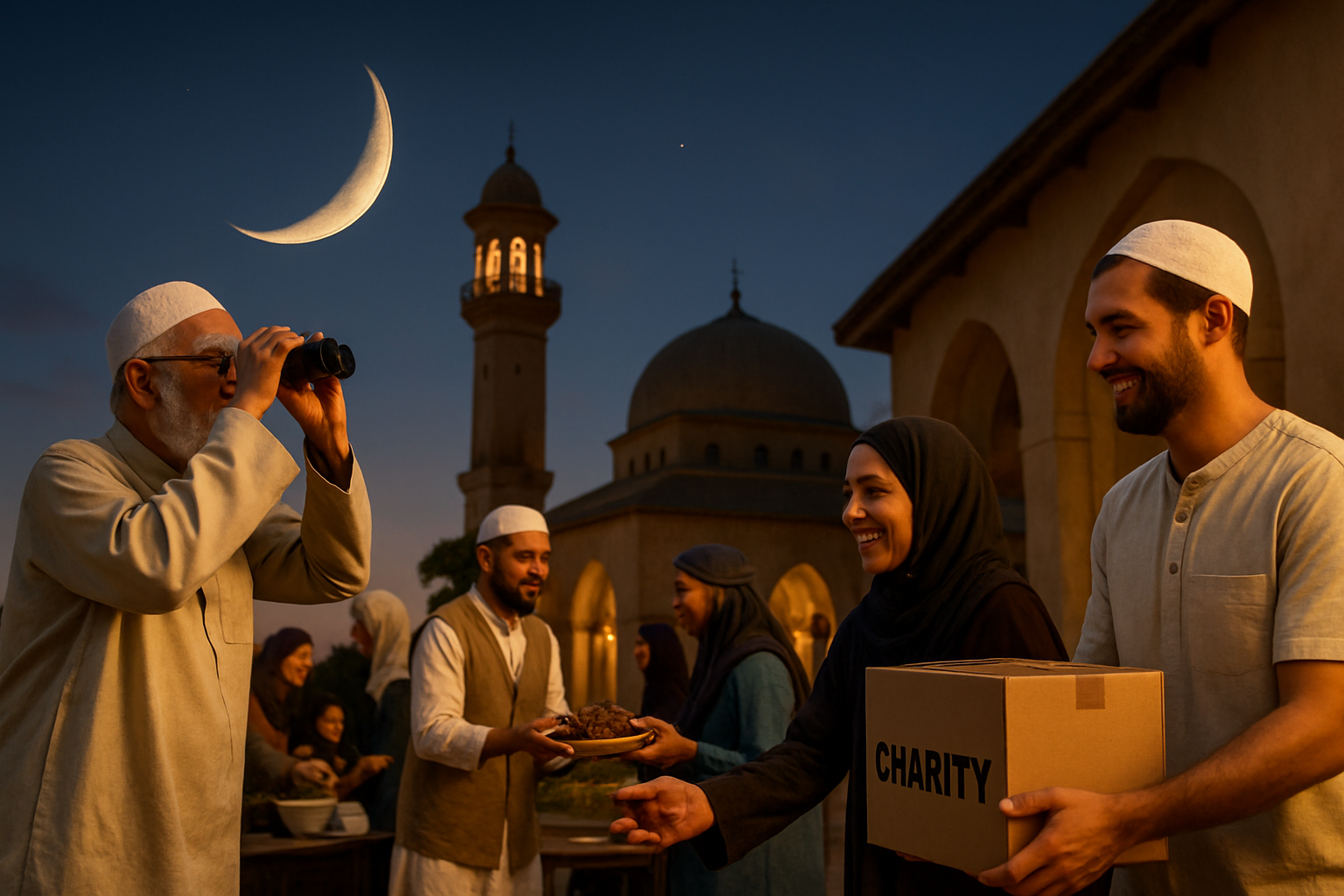 Global Religious Communities Unite in Ramadan Preparations as Crescent Moon Sightings Begin Worldwide