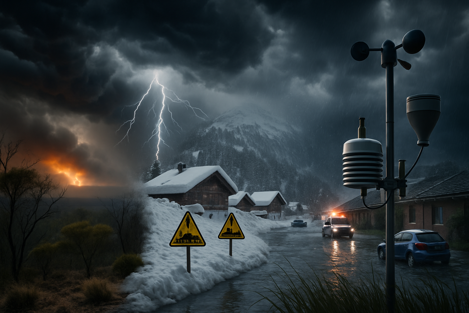 Global Weather Crisis Escalates as Severe Alerts Span Four Continents