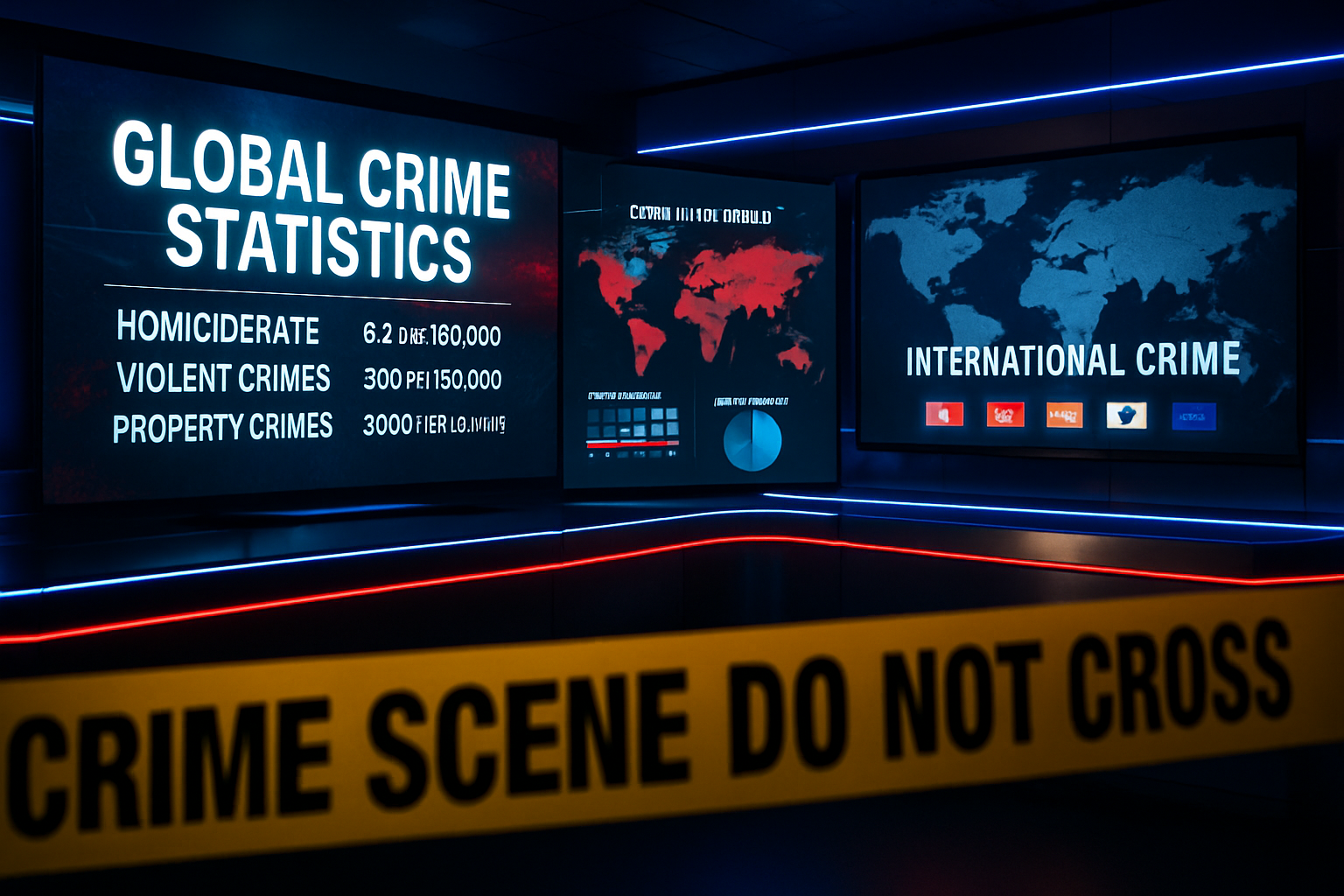 Global Violent Crime Surge Challenges Public Safety Systems Across Four Nations