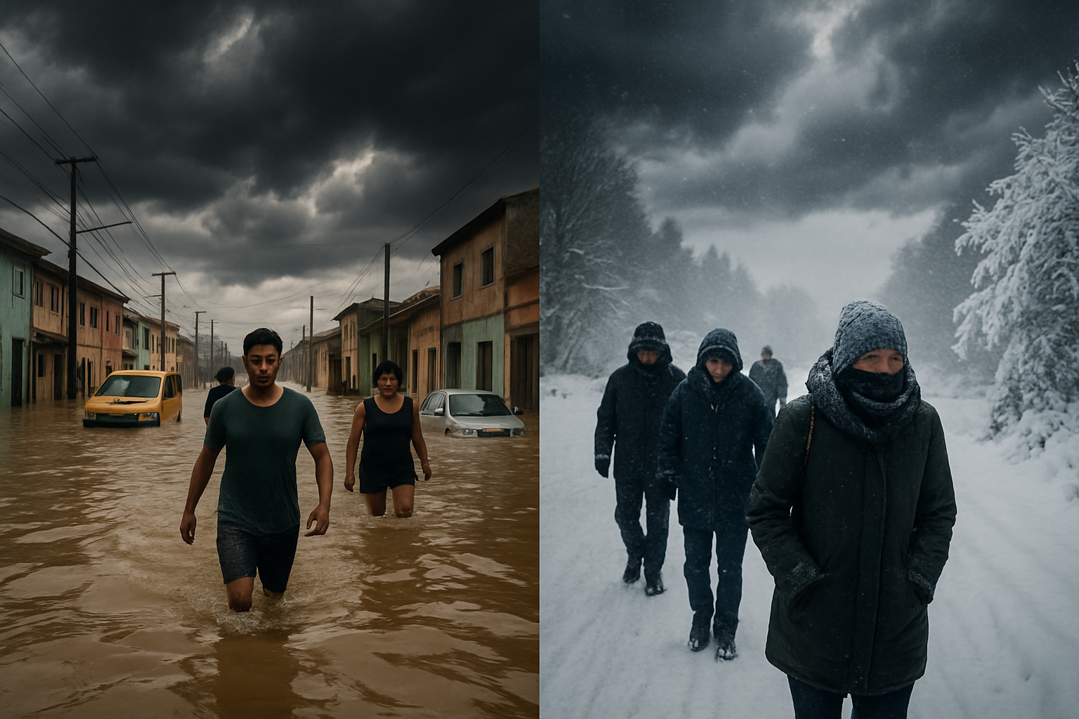 Global Weather Chaos: Extreme Climate Events Ravage Four Nations Amid Record-Breaking Temperature Streak