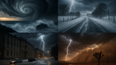 Global Weather Crisis: Pacific Cyclones, European Snow, and Desert Storms Converge in Unprecedented April Emergency