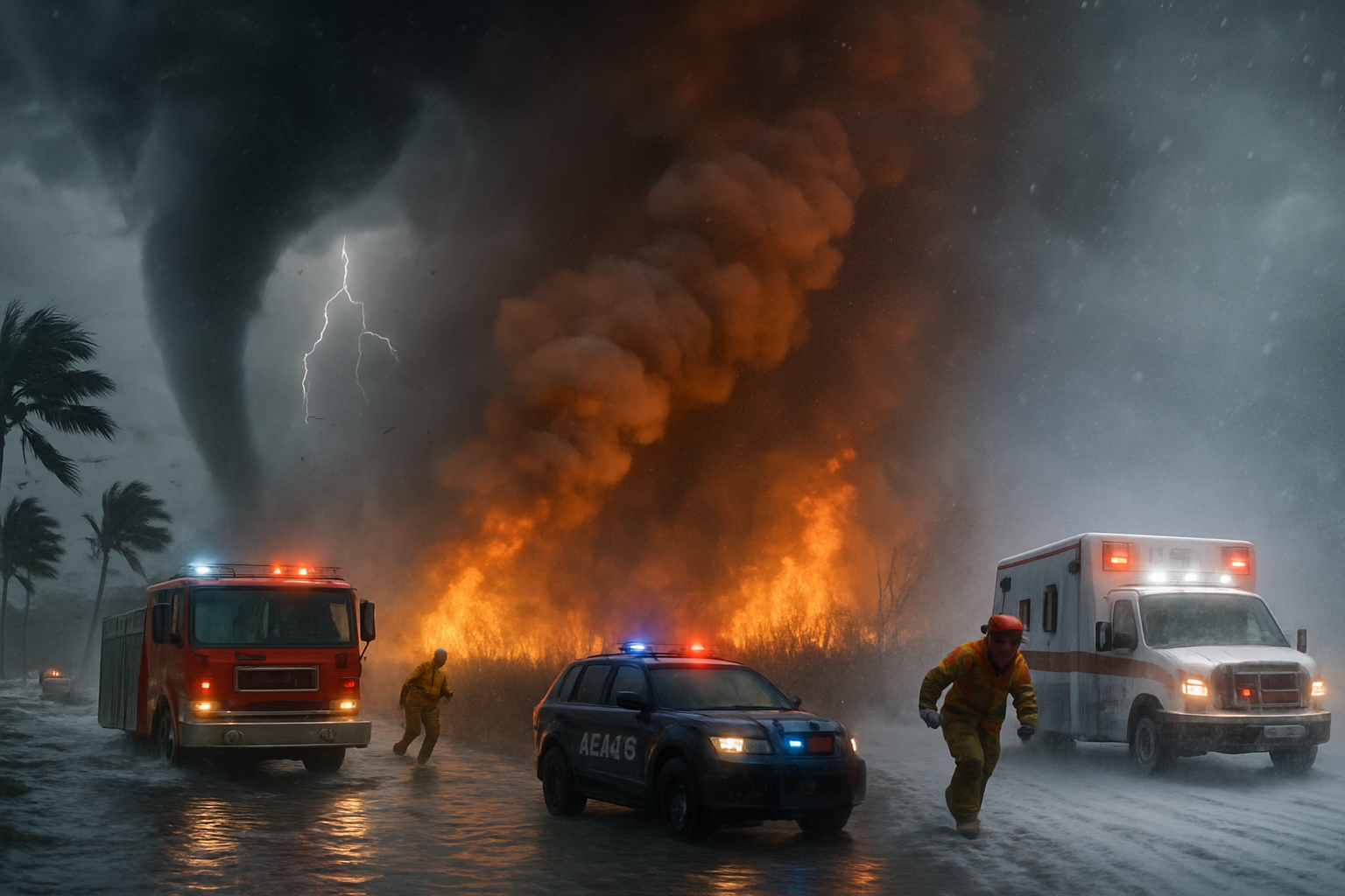 Global Weather Emergency: Cyclones, Fires, and Storms Overwhelm Emergency Services Worldwide