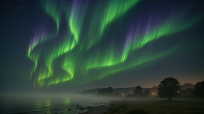 Global Weather Phenomena: Magnetic Storms, Dense Fog, and Aurora Displays Paint Dramatic Atmospheric Picture