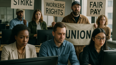 Global Workplace Crisis Deepens as Unpaid Overtime Surges and Teachers Strike Over Pay Equality