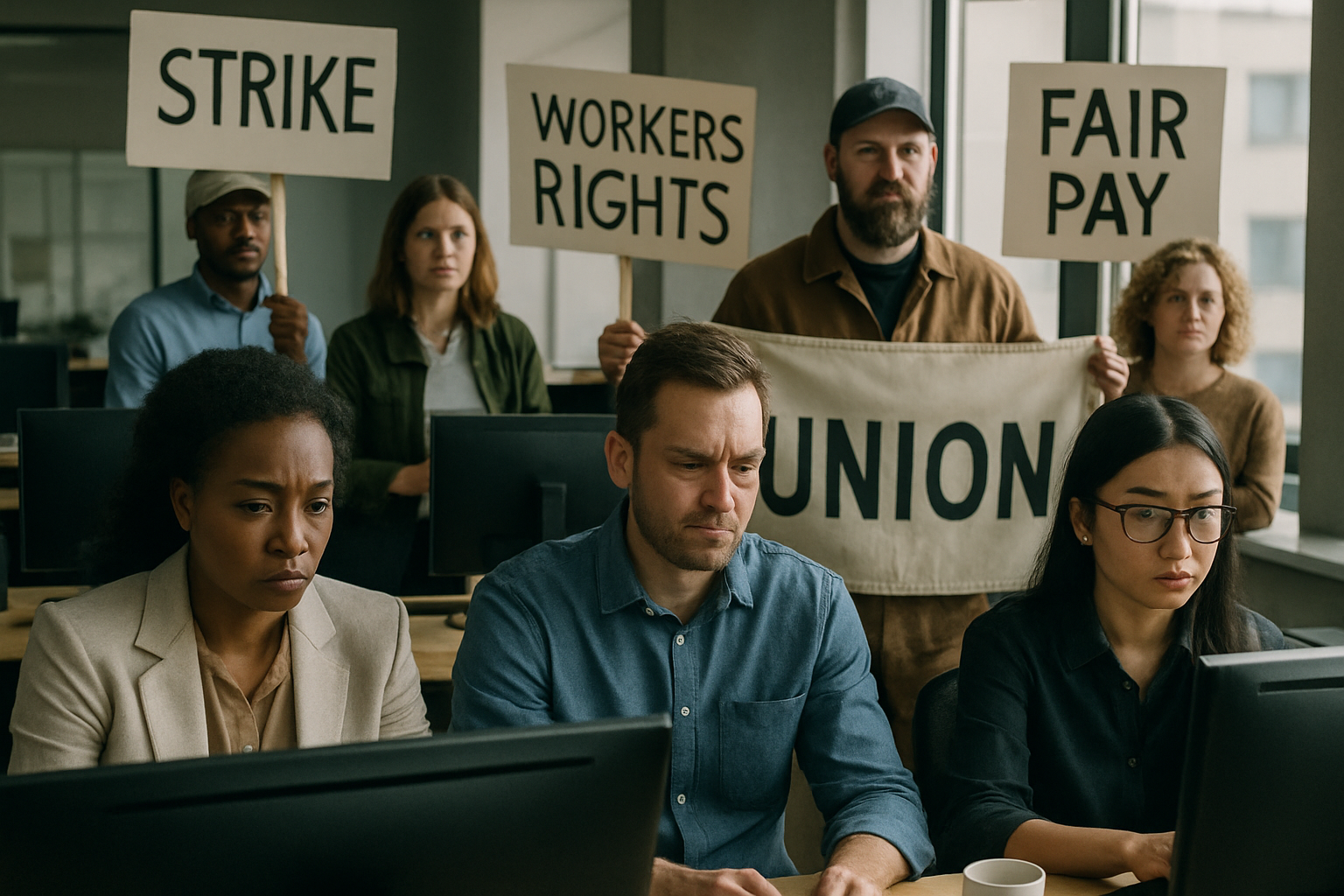 Global Workplace Crisis Deepens as Unpaid Overtime Surges and Teachers Strike Over Pay Equality