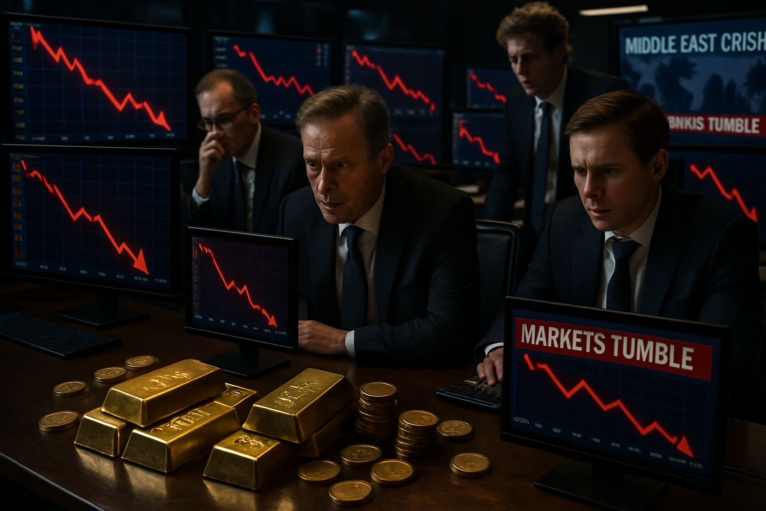 Gold Plunges to Largest Weekly Decline Since 2011 as Middle East Crisis Triggers Market Volatility