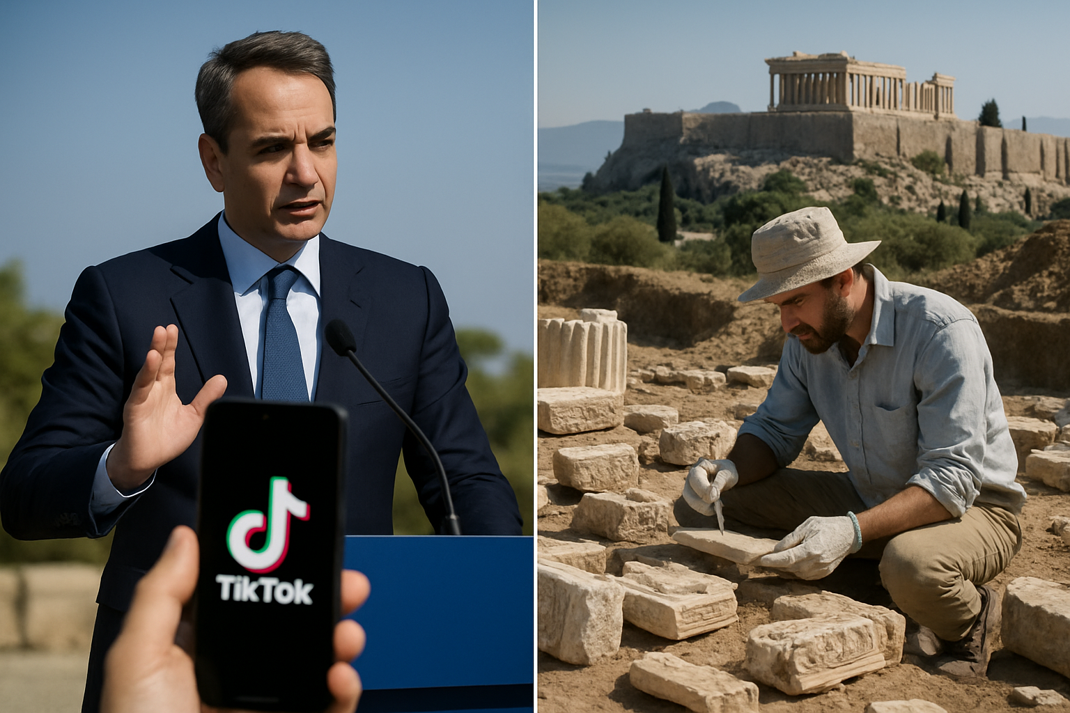 Greek Political Leader Joins TikTok as Major Archaeological Discovery Emerges from Historic Mentor Shipwreck