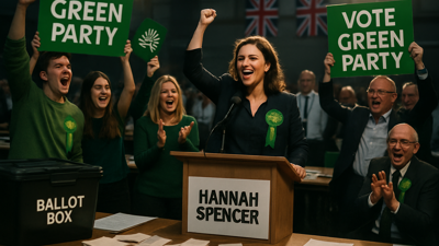 Green Party Achieves Historic Breakthrough in Blow to Labour as Hannah Spencer Claims First Northern England Seat