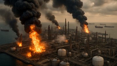 Coordinated Missile and Drone Strikes Target Gulf Energy Infrastructure as Regional Crisis Escalates