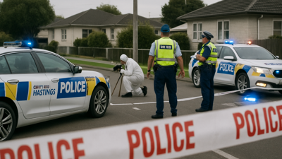 Triple Homicide Rocks Hastings: Police Launch Intensive Investigation as Three Die in Early Morning Incident
