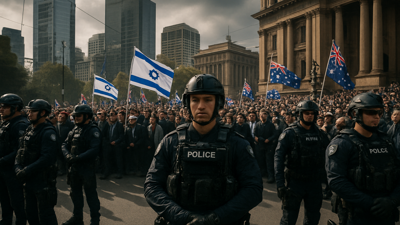 Herzog Faces Mass Protests in Melbourne as Israeli President Calls Australian Antisemitism "Frightening"