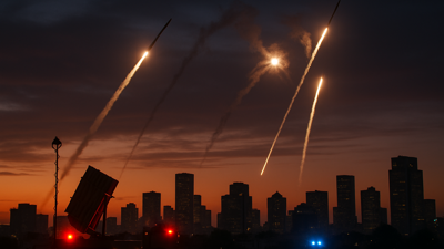 Hezbollah Fires Six Rockets at Central Israel as Iran Claims Strike on Tel Aviv Defense Ministry