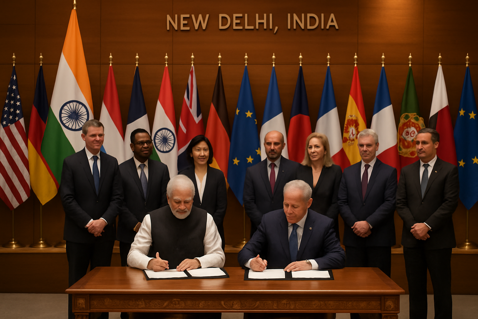 Historic AI Agreement: 88 Countries Sign Global Declaration for Safe AI Development at New Delhi Summit