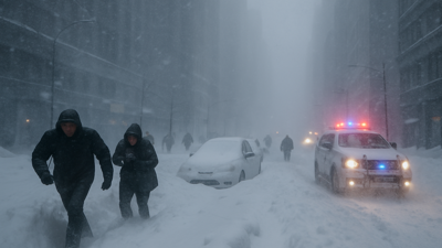 Historic Blizzard Paralyzes US Northeast, Affecting 40 Million Americans with Mass Flight Cancellations