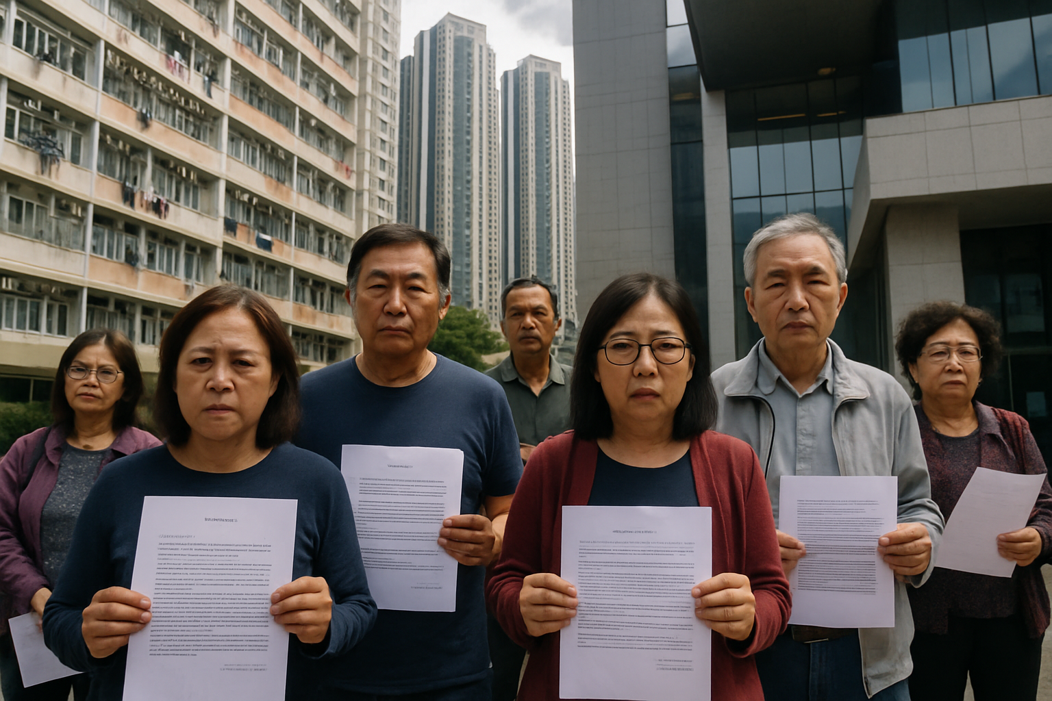 Over 300 Hong Kong Homeowners Petition Government as Housing Crisis Deepens