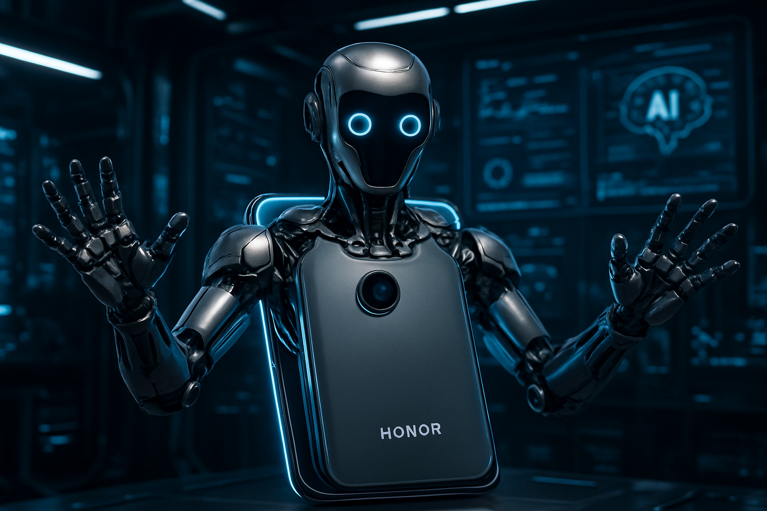 Honor Unveils Revolutionary Robot Phone and Robotic Hands Technology Vision