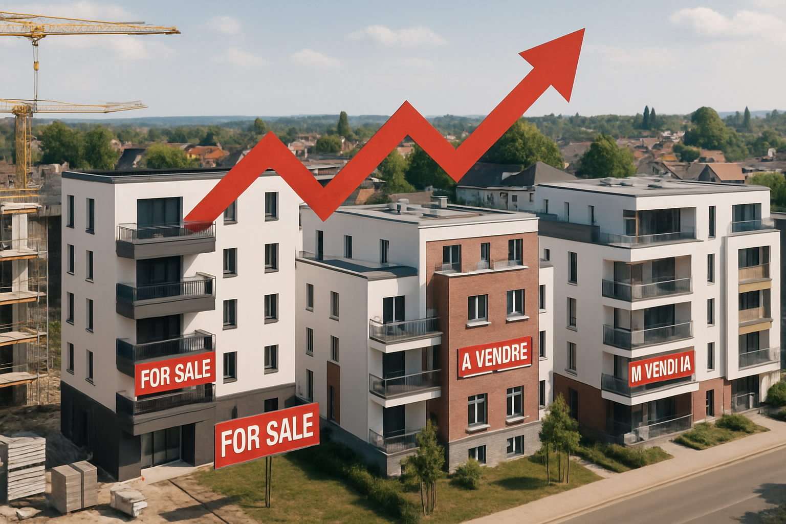 European Housing Markets Face Unprecedented Price Surge as Construction Crisis Deepens