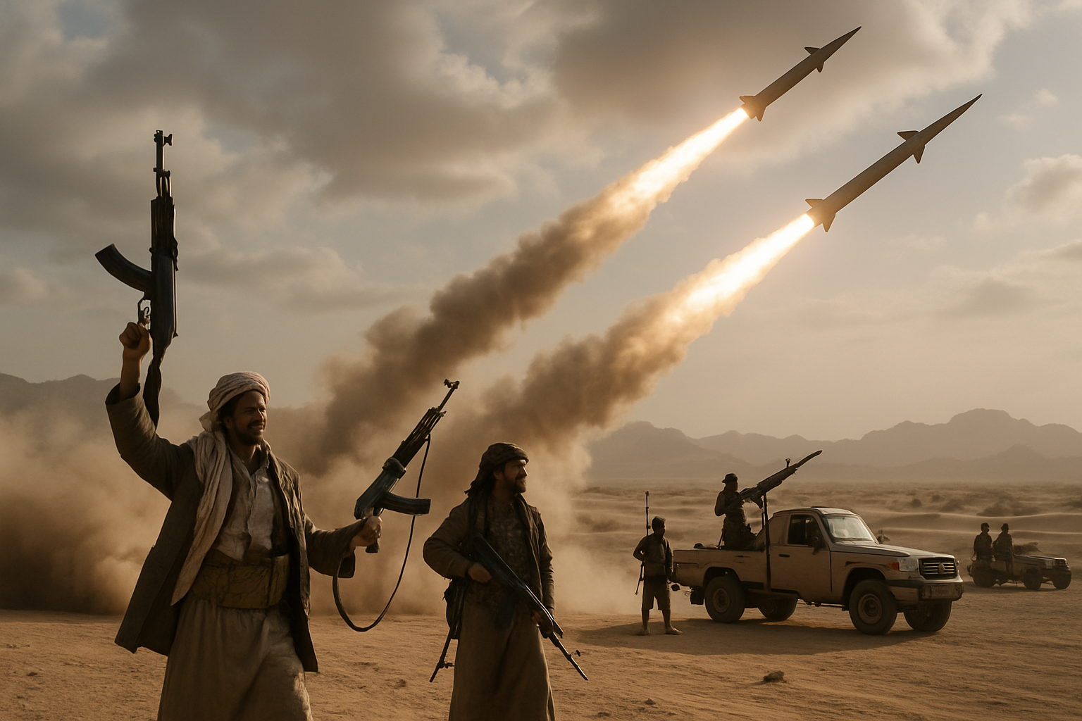 Houthis Open Dangerous New Front in Middle East Crisis with First Attacks on Israel