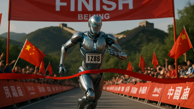 Humanoid Robot Makes History: Surpasses Human Half-Marathon Record in Beijing Competition