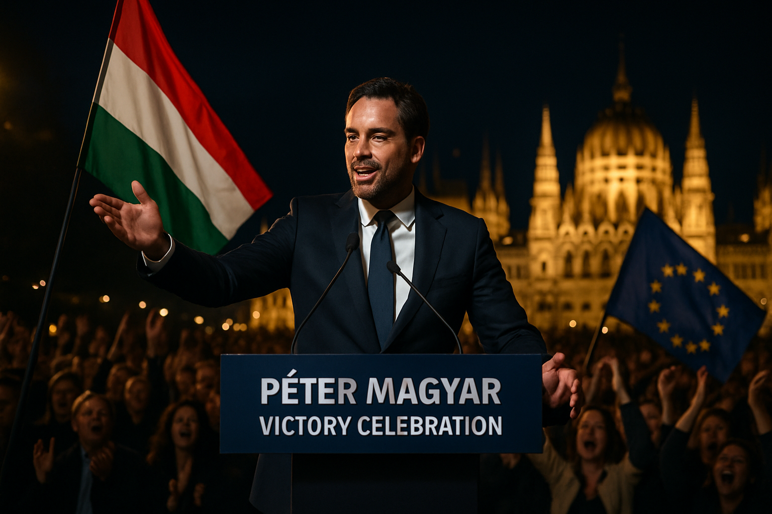 Historic Victory: Peter Magyar's Tisza Party Defeats Viktor Orbán in Hungarian Elections, Ending 16-Year Rule