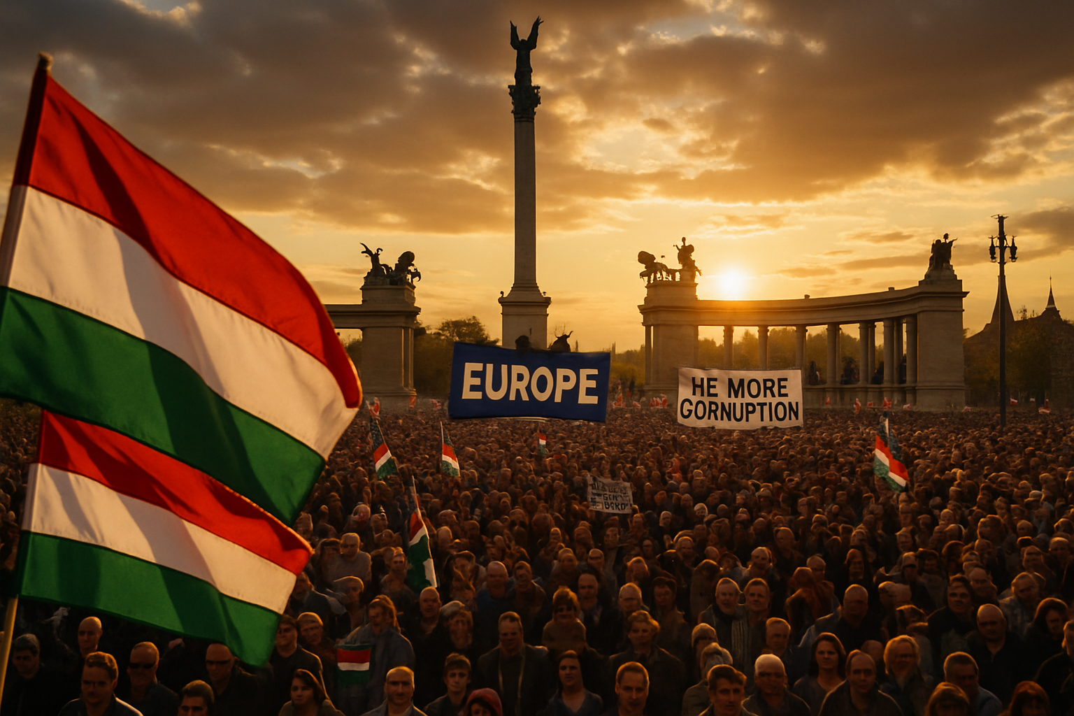 Hungary's Historic Election: Orbán Faces Strongest Challenge in Decades as Opposition Rallies Draw Massive Crowds