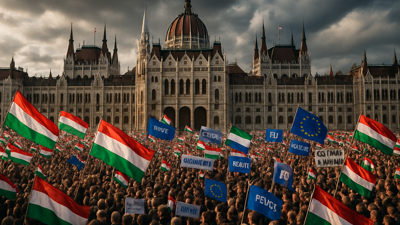 Hungary's Political Crisis Deepens as Massive Demonstrations Rock Budapest Ahead of Critical April Elections