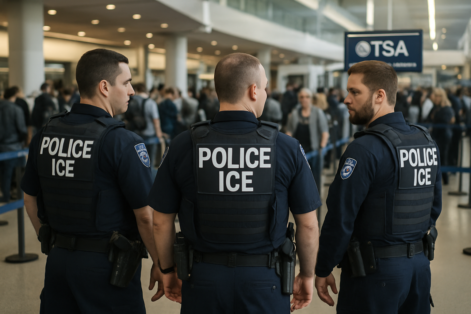 ICE Agents Deploy to US Airports Amid Air Traffic Control Crisis and Government Standoff