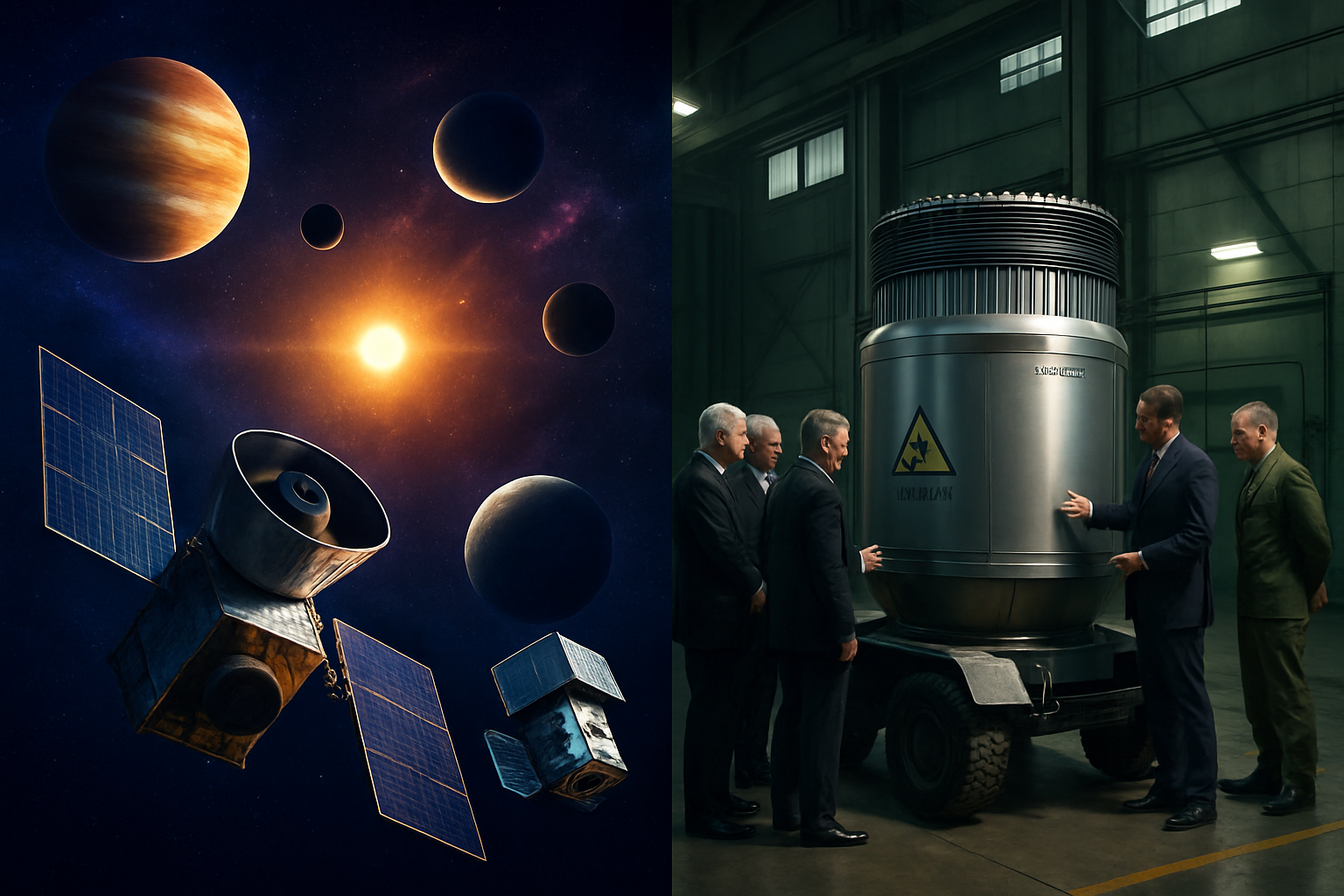 Revolutionary Space Discovery Challenges Planet Formation Theory While Pentagon Advances Mobile Nuclear Defense Technology