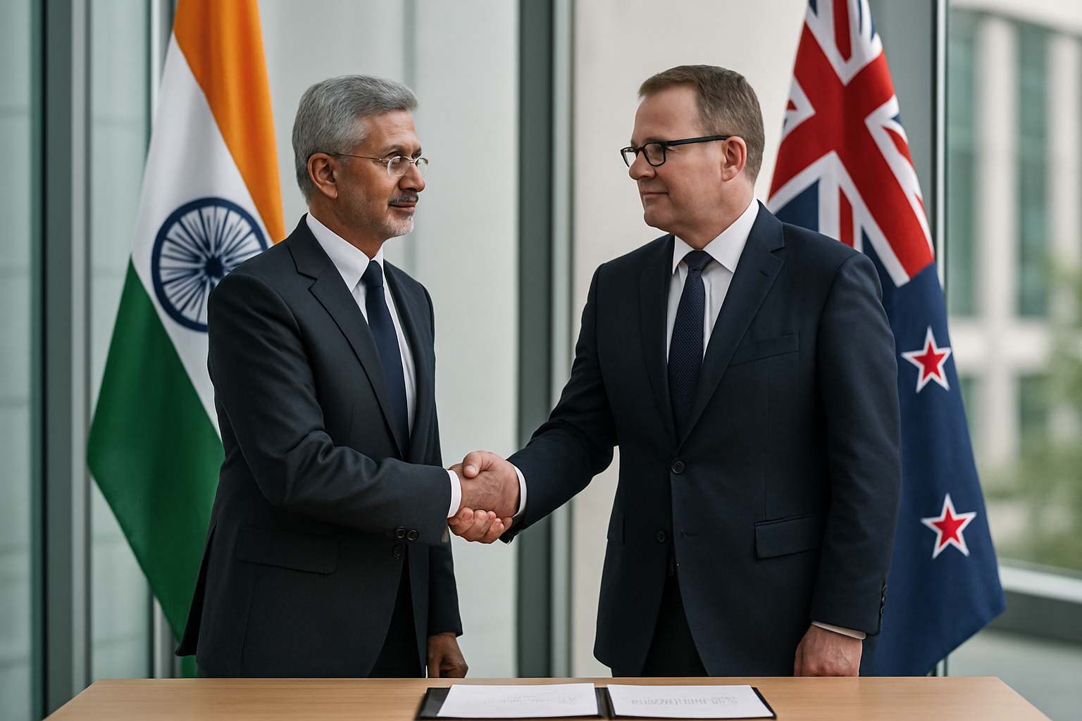 India and New Zealand Sign Historic Free Trade Agreement to Boost Economic Ties and Cut Tariffs