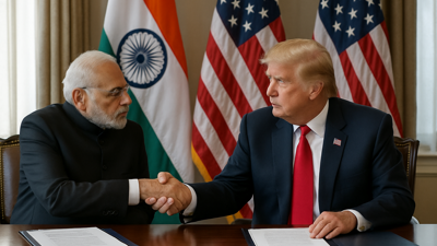 India and US Unveil Historic Interim Trade Framework, Trump Lifts 25% Penalty Tariffs on Russian Oil