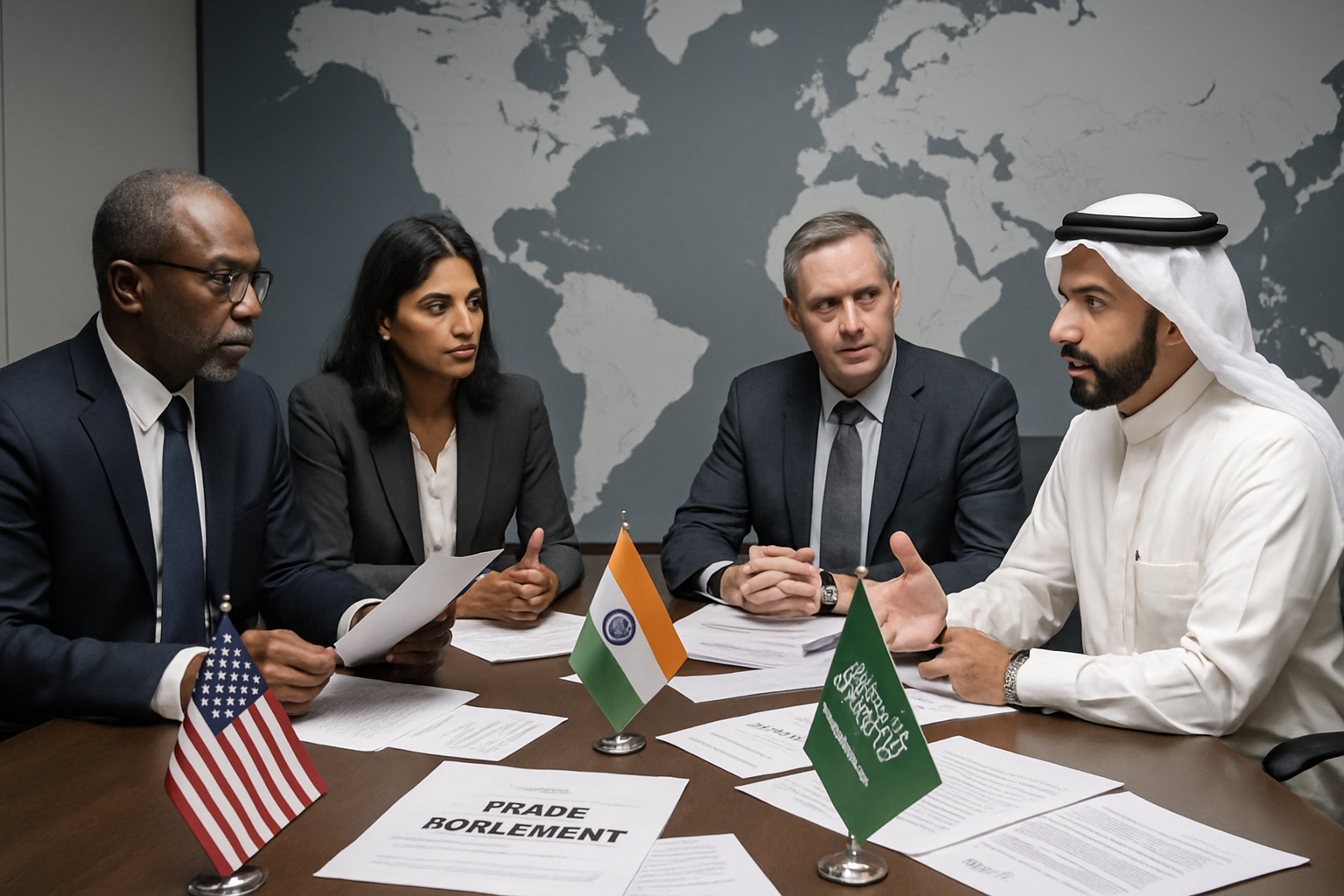 Historic US-India Trade Framework Signals New Era of Strategic Partnerships as Saudi-Syria Investment Deals Reshape Regional Economics