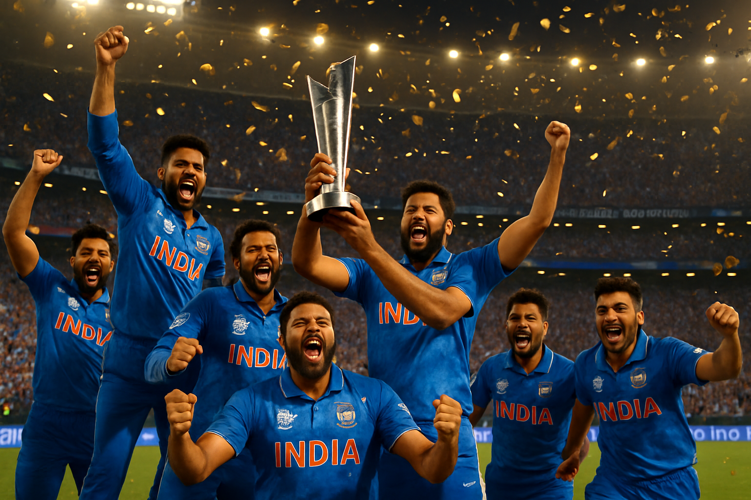 India Creates History with Third T20 World Cup Title in Dominant Victory Over New Zealand