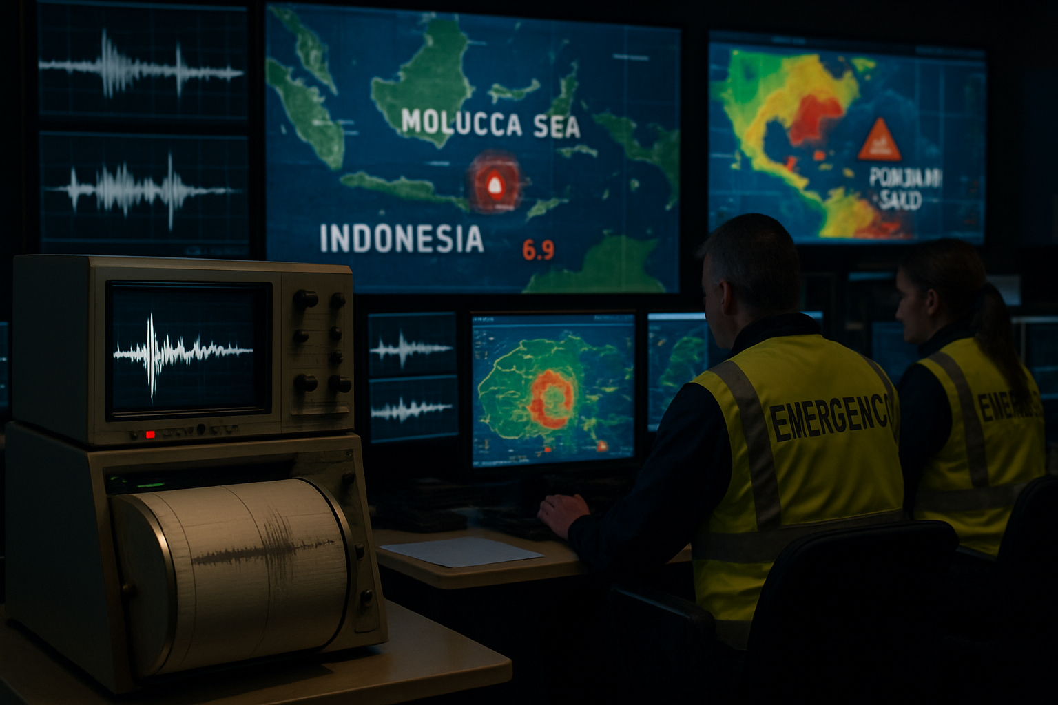 Major 7.4 Earthquake Strikes Indonesia's Molucca Sea, Triggering Regional Tsunami Warnings