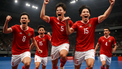 Indonesia Stuns Four-Time Champions Japan 5-3 to Reach Historic AFC Futsal Asian Cup Final