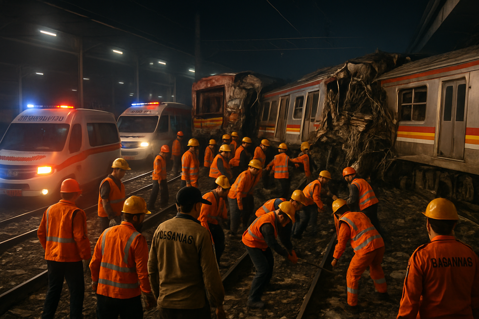 Deadly Train Collision in Indonesia Kills 14 and Injures Dozens at Bekasi Timur Station