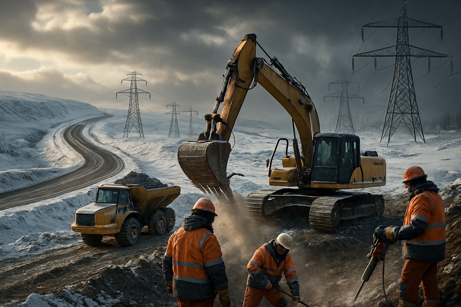 Arctic Highways Meet Power Grids: Infrastructure Development Faces Mounting Climate Challenges