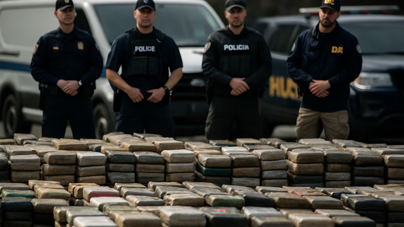 International Law Enforcement Strikes Major Blow Against Drug Trafficking Networks with Record Seizures