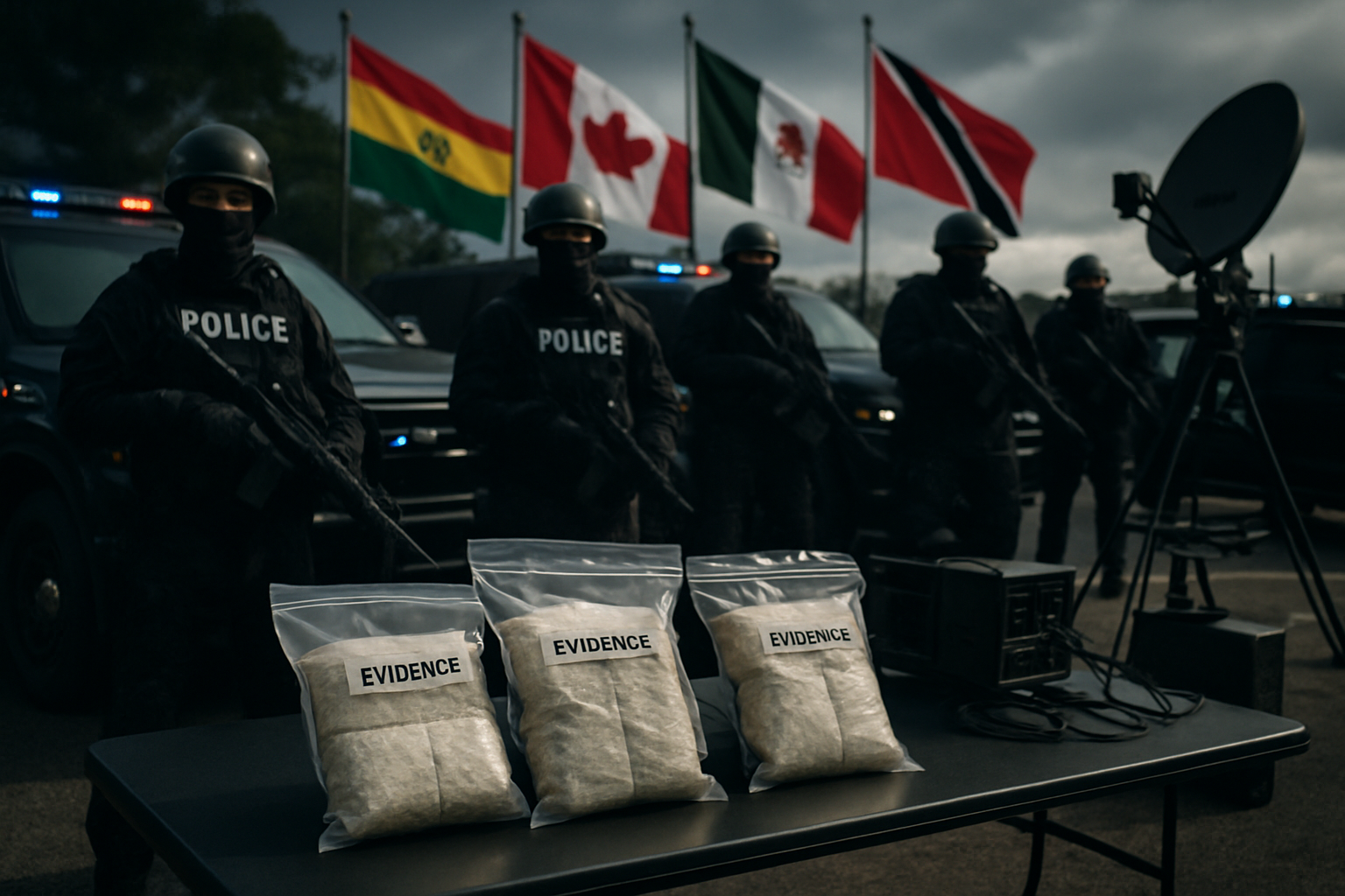 International Drug Trafficking Crackdown: Multi-Nation Operations Target Criminal Networks Across Americas