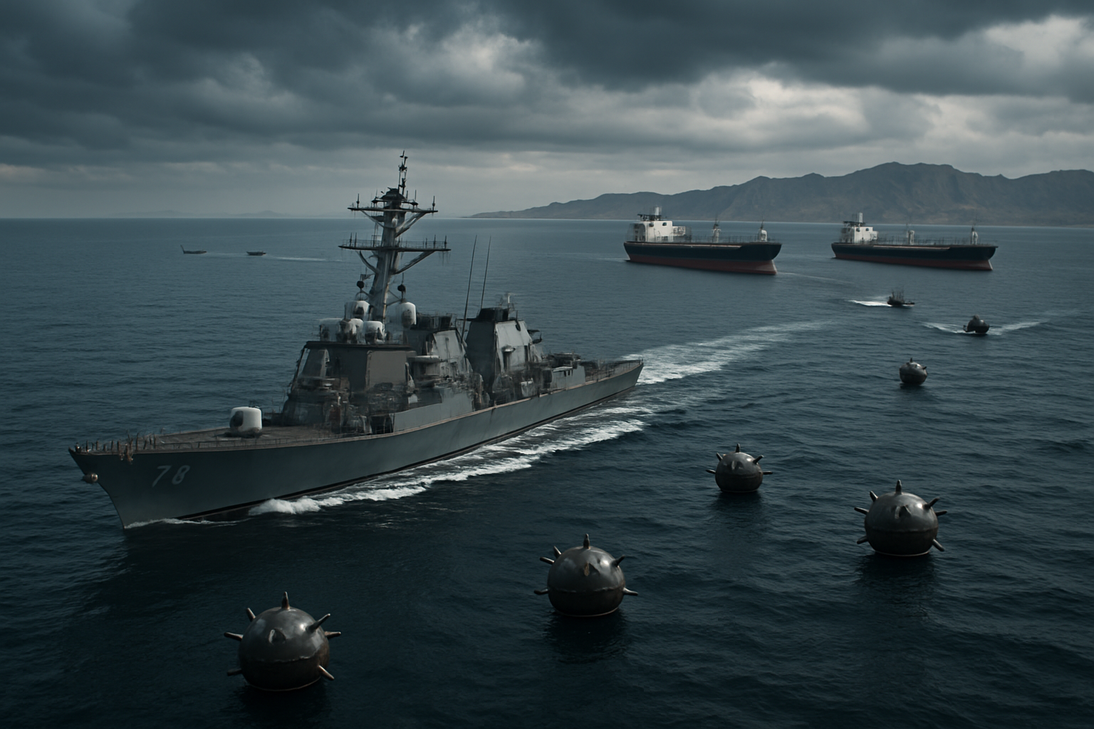 Iran Escalates Gulf Crisis with Naval Mining of Strait of Hormuz