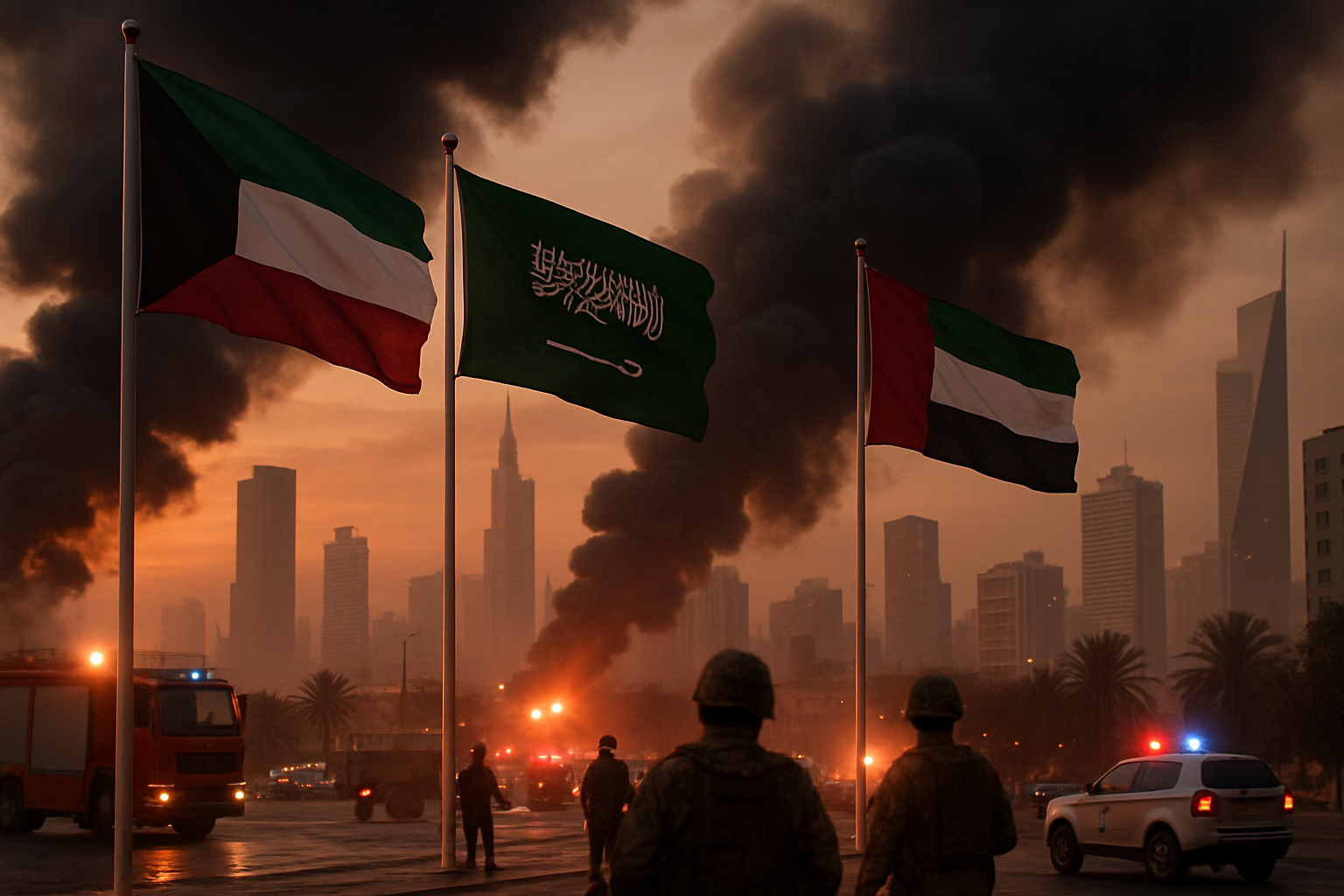 Iran Launches Massive Drone and Missile Attacks Against Gulf Arab States, Casualties Reported