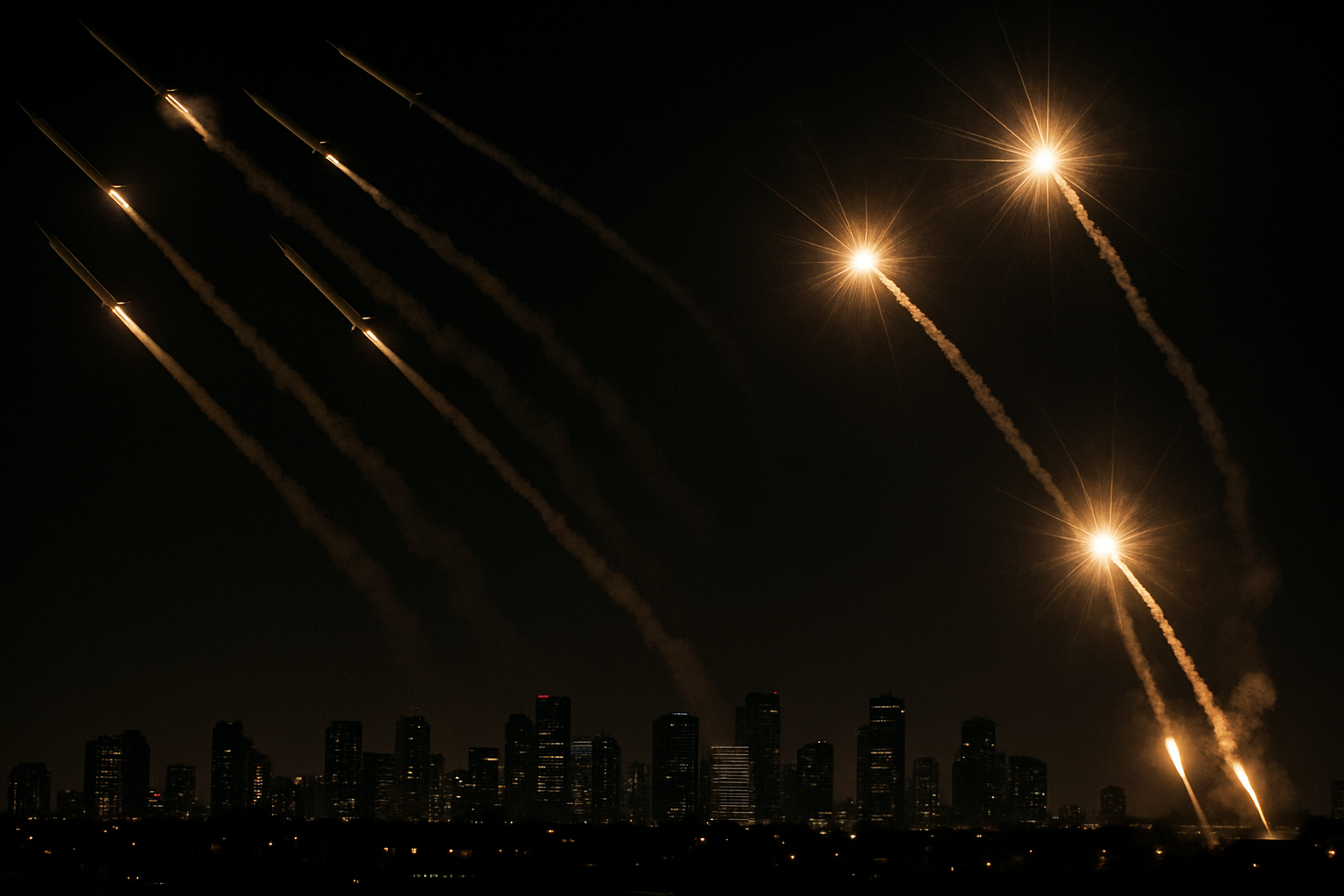 Iran Launches Fresh Missile Strikes on Israel as Trump Claims Secret Negotiations Amid Escalating War