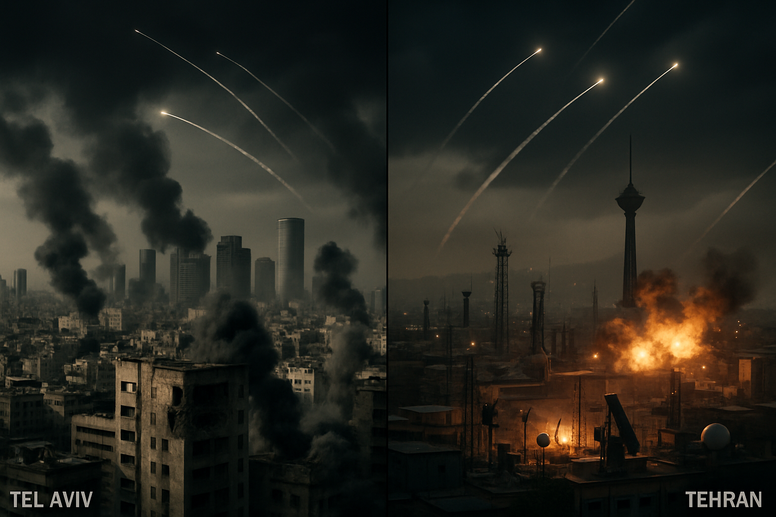 Iran Strikes Tel Aviv as Israel Bombards Military Targets: Middle East War Enters Most Dangerous Phase