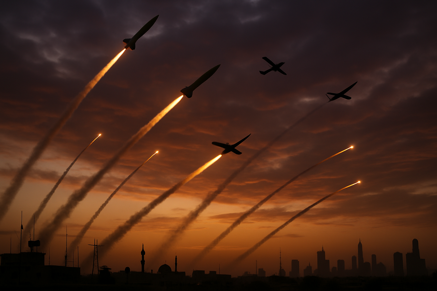 Iran Launches Massive Retaliatory Strikes Against Gulf Nations Following US-Israeli Operations