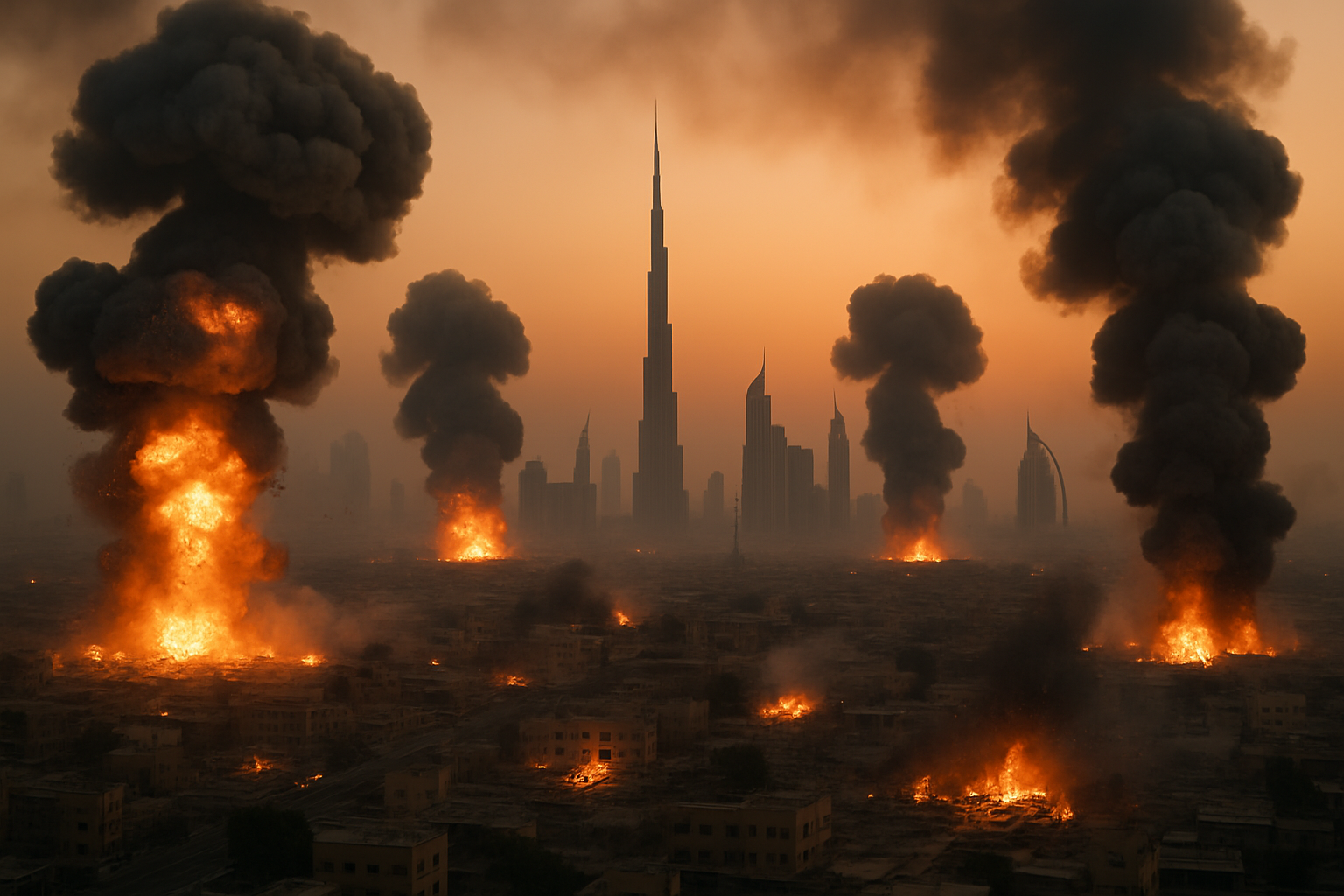 Iran Launches Massive Retaliatory Strikes Across Middle East Following US-Israeli Operations